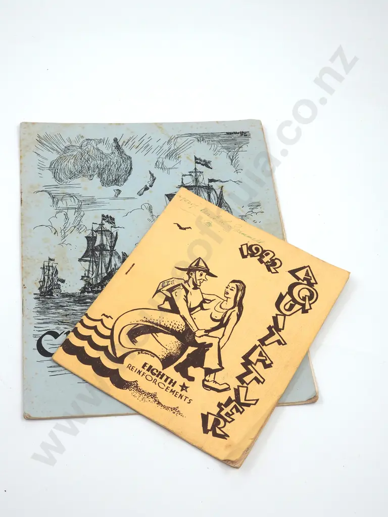 Two New Zealand WWII Troop Ship Magazines Image 1++
