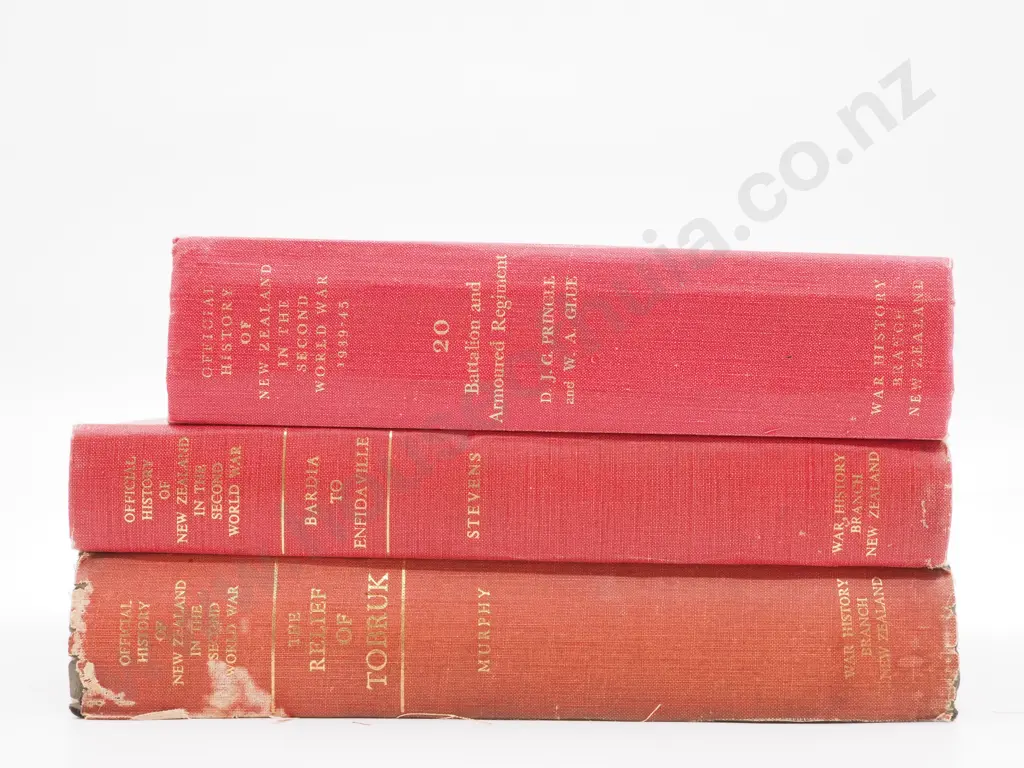 Three WWII Official Histories: Relief of Tobruk/ 20th Battalion / Bardia to Enfidaville Image 1++