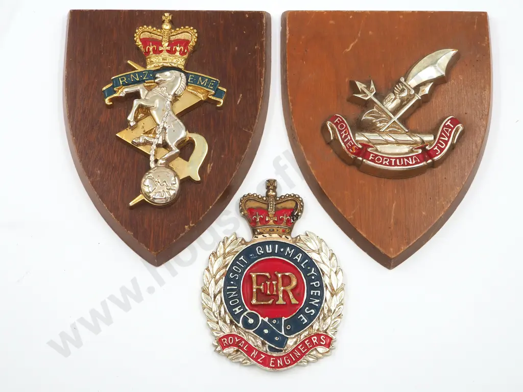 Two Regimental Wall Plaques & Seperate Crest Image 1++