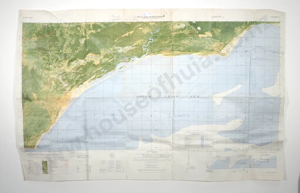 Vietnam War PictoMap: Area of Operation's - 66-69 + NZ Infantry & Artillery  Image 1++