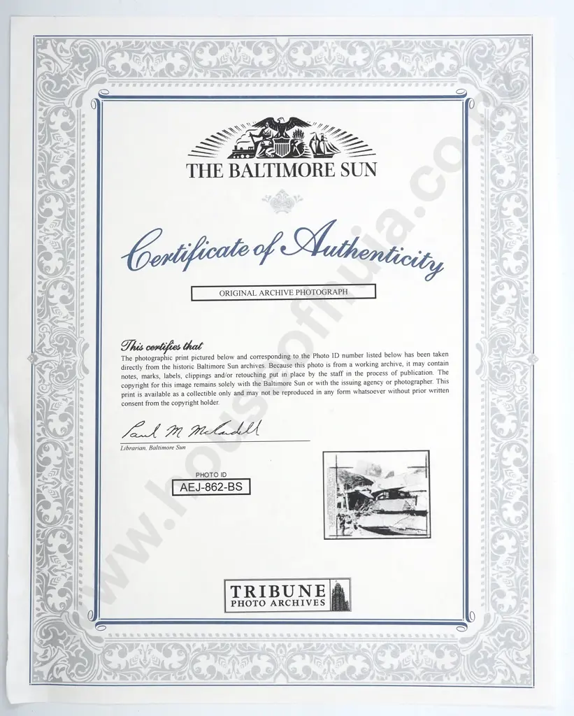 Vietnam War Chicago Tribune Official Photograph w Certificate of Authenticity Image 1++