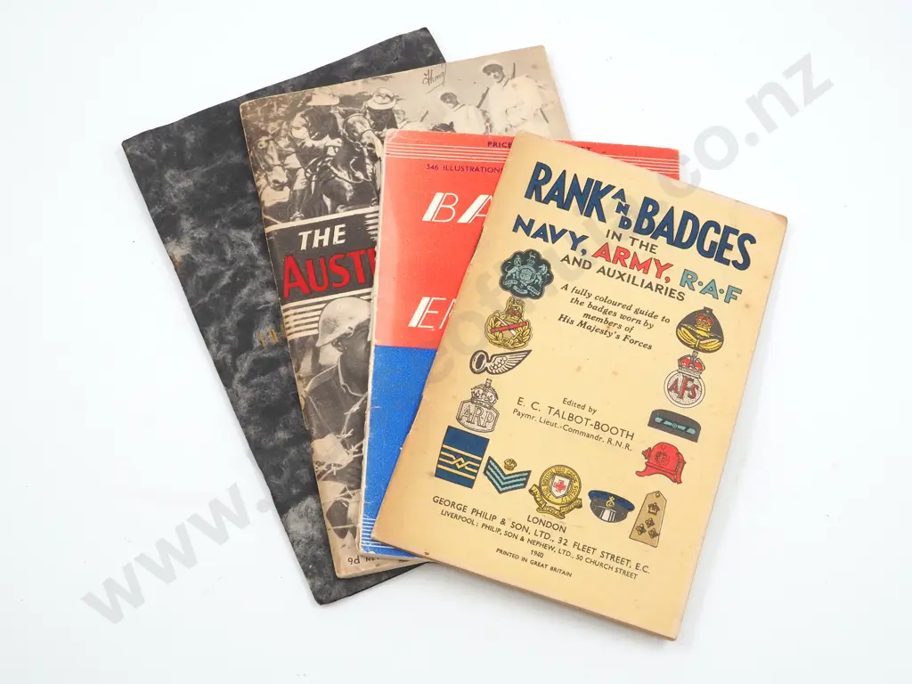 Four Assorted Military Ephemera Booklets Image 1++