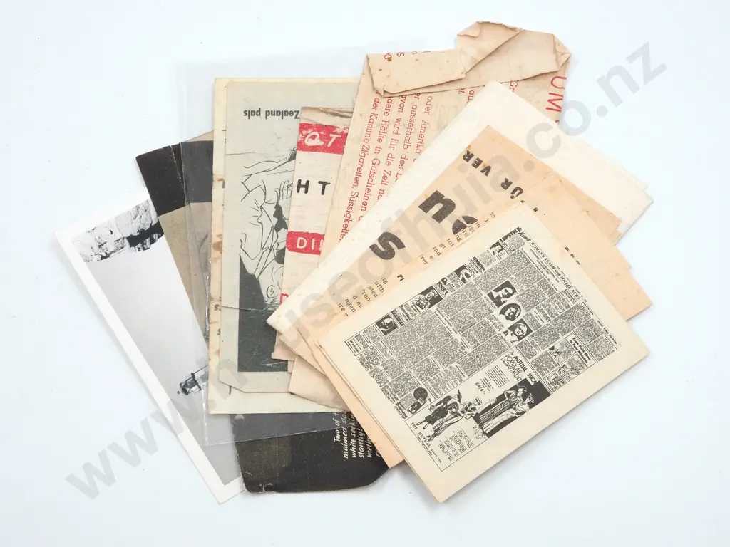 Lot of WW2 Ephemera: German & English Propoganda Etc Image 1++