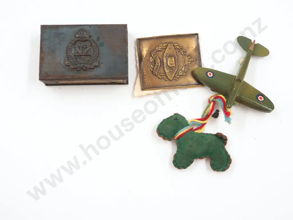 WW2 Match Box Calendar - Model Sptifire A/F - NZ Onward Matchbox  Image 1++