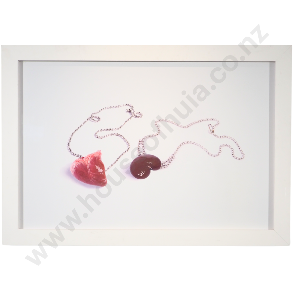 Niki Hill Heart Chain & Kidney Necklace Image 1++