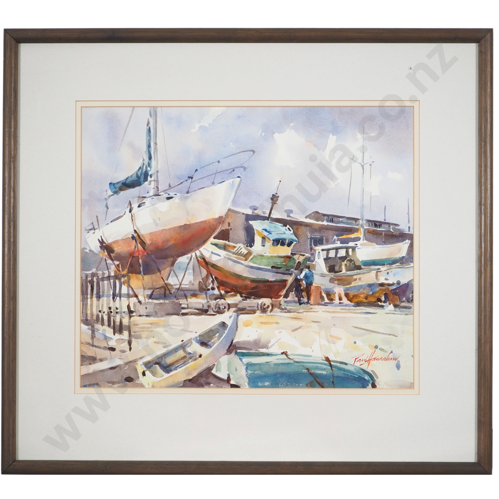 Paul Hanrahan:  Boats on Slipway Image 1++