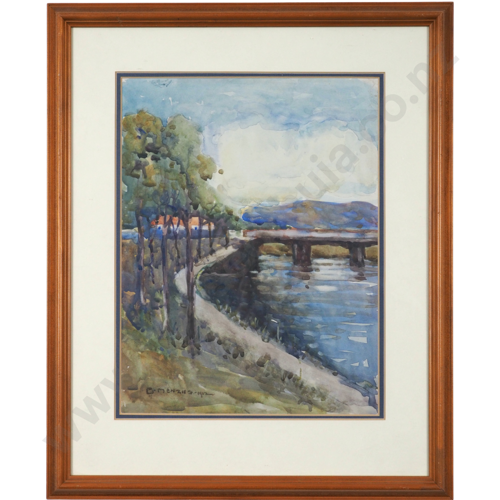 William Menzies Gibb. River Scene. Image 1++