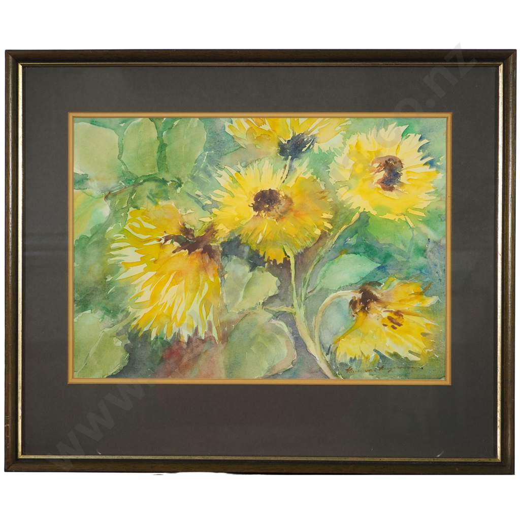 Kath Von Tunzelmann 1983: Sunflowers Image 1++