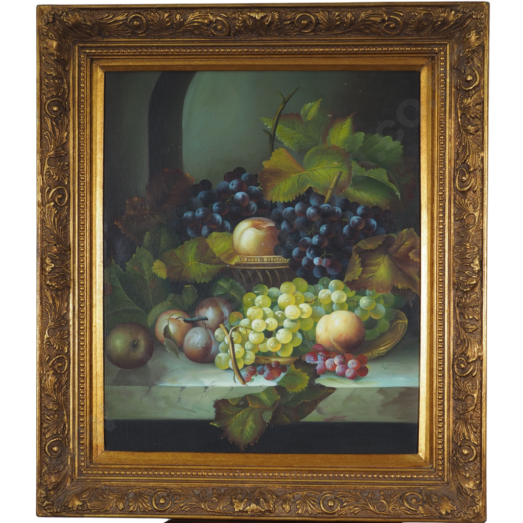 Still Life Grapes & Apples Image 1++