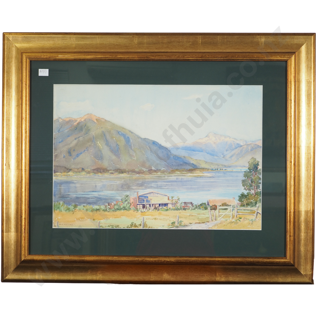 W S Wauchop: South Island Scene Image 1++
