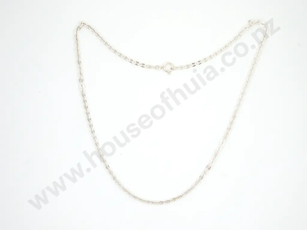 Sterling Silver Oval Link Chain Image 1++