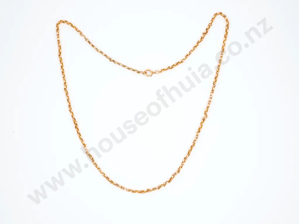 9ct Gold Fancy Link Chain Image 1++