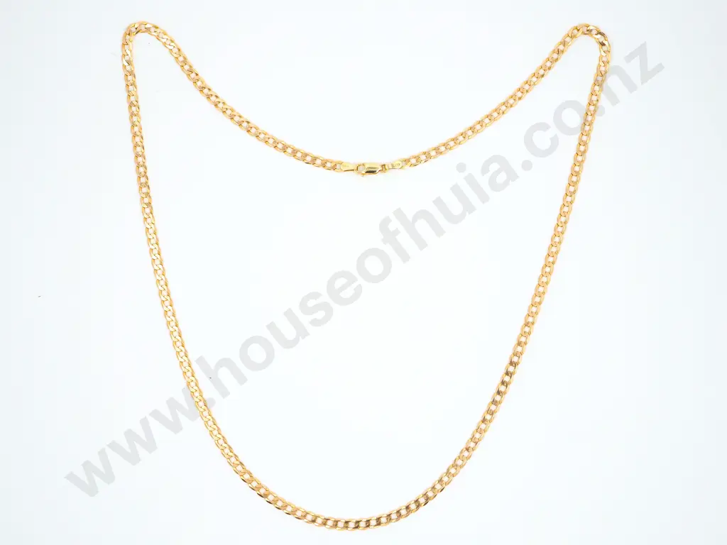 10ct Gold Curb Link Chain Image 1++