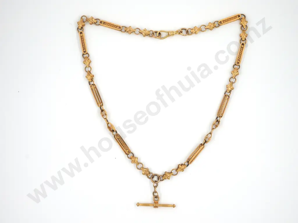 9ct Gold Fancy Fob Chain  Image 1++