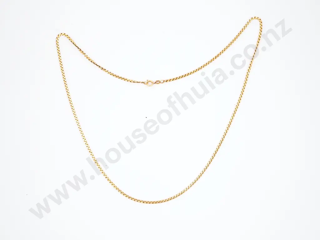 18ct Gold Normal Link Chain Image 1++