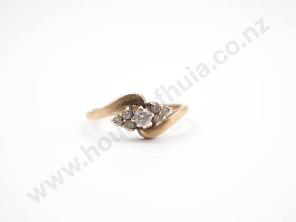 9ct Gold Gem Ring Image 1++
