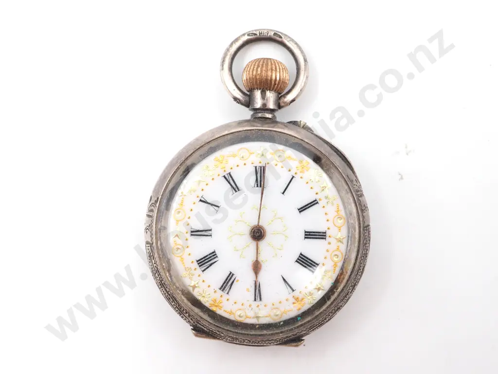 Two Silver Ladies Wrist Watches and One Silver Pocket Watch Image 1++