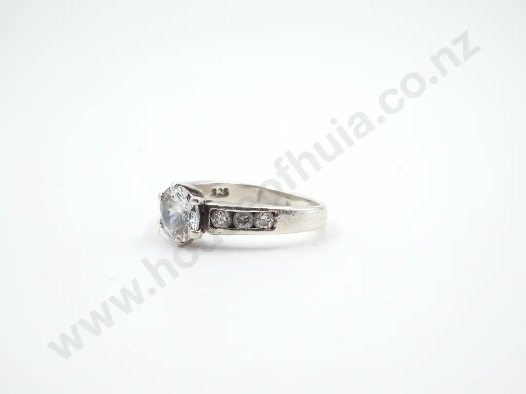 Five Striking Sterling Silver Gemstone Rings Image 1++