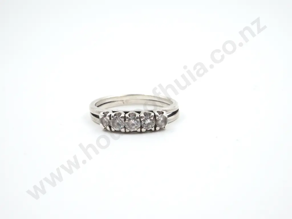Five Striking Sterling Silver Gemstone Rings Image 1++
