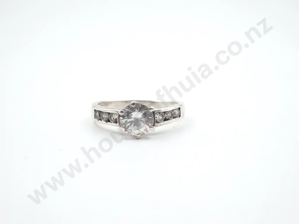 Five Striking Sterling Silver Gemstone Rings Image 1++