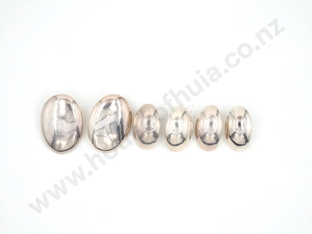 Three Pairs of Sterling Silver Clip on Earrings Image 1++