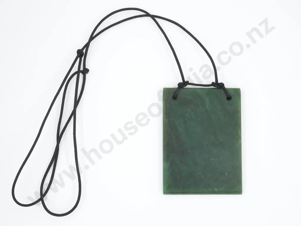 Modern Kawakawa Toki Pendant on Cord Image 1++