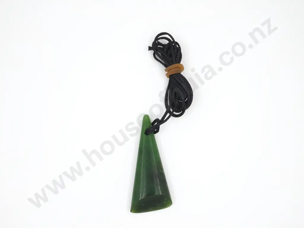 Modern Kawakawa Pendant on Cord Image 1++