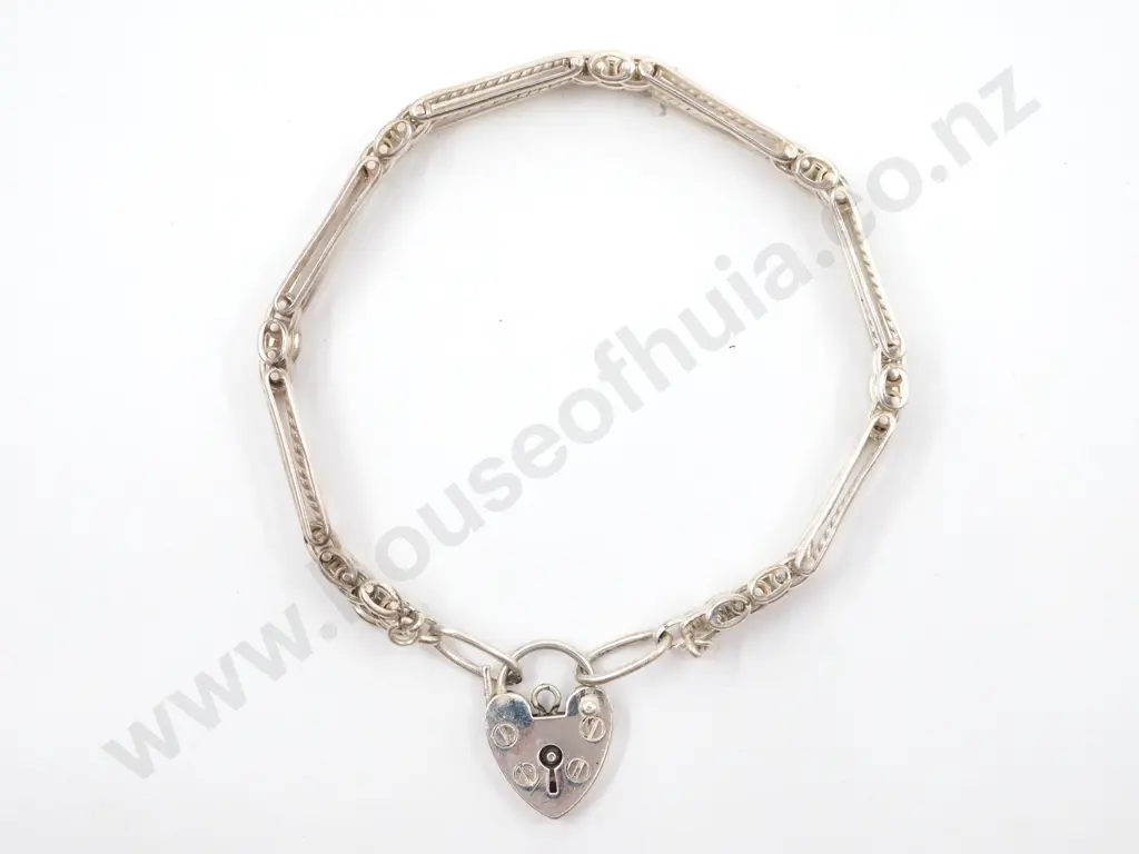 Sterling Silver Gate Bracelet: House & Garden Image 1++