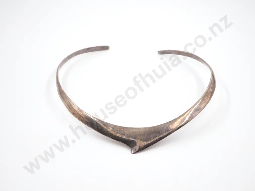 Sterling Silver Collar Necklace Image 1++