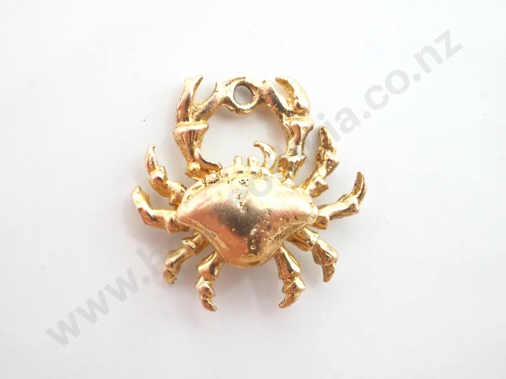 9ct Gold Crab Charm Image 1++