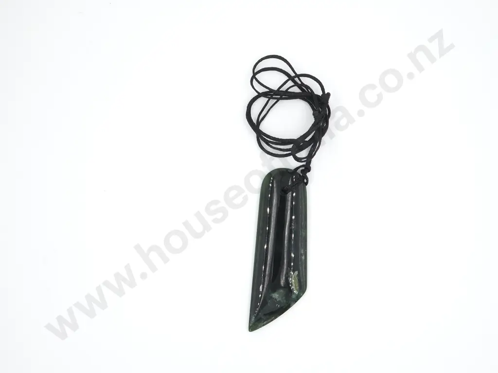 Modern Kawakawa Pendant on Cord Image 1++