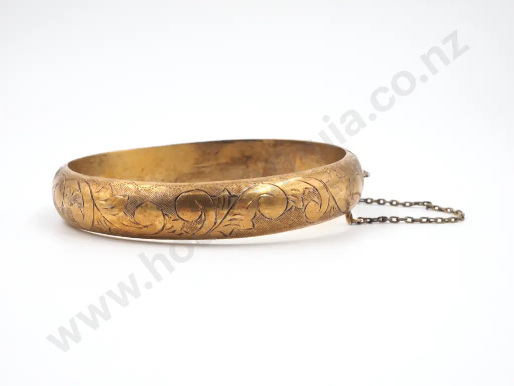 Brass Hinged Bangle Image 1++