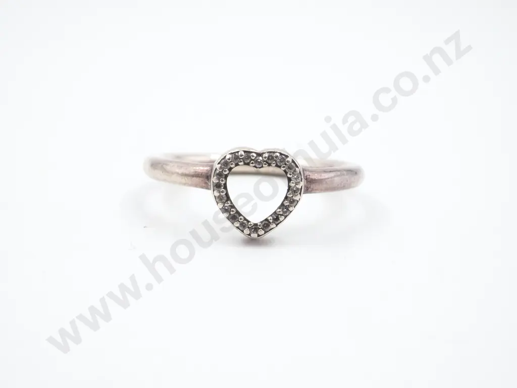 Sterling Silver Heart Ring Image 1++