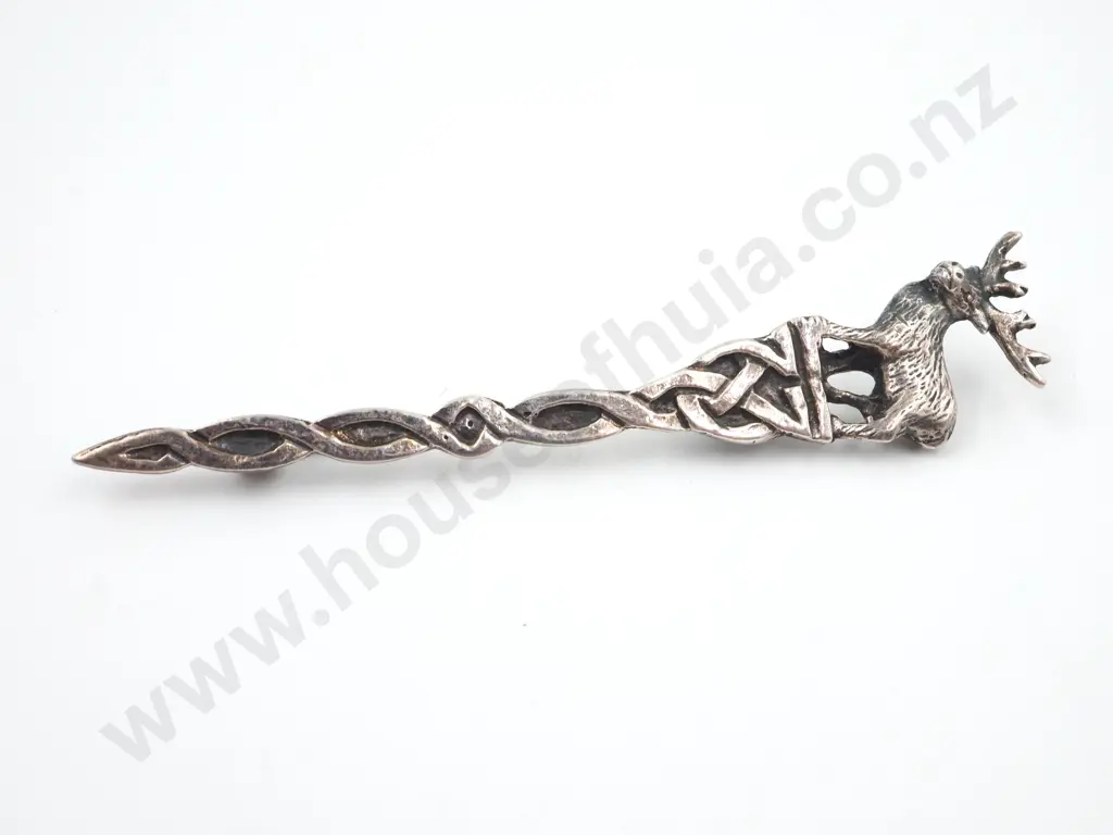 Sterling Silver Scottish Theme Brooch  Image 1++