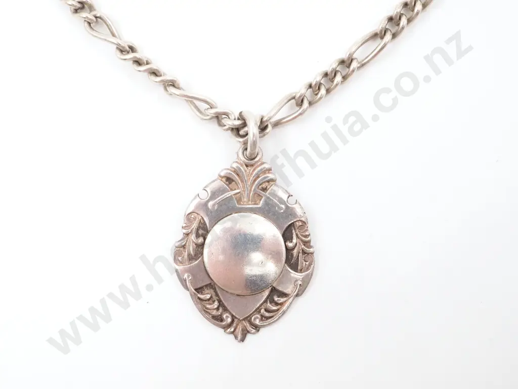 Vintage S/S Medallion & Chain Image 1++
