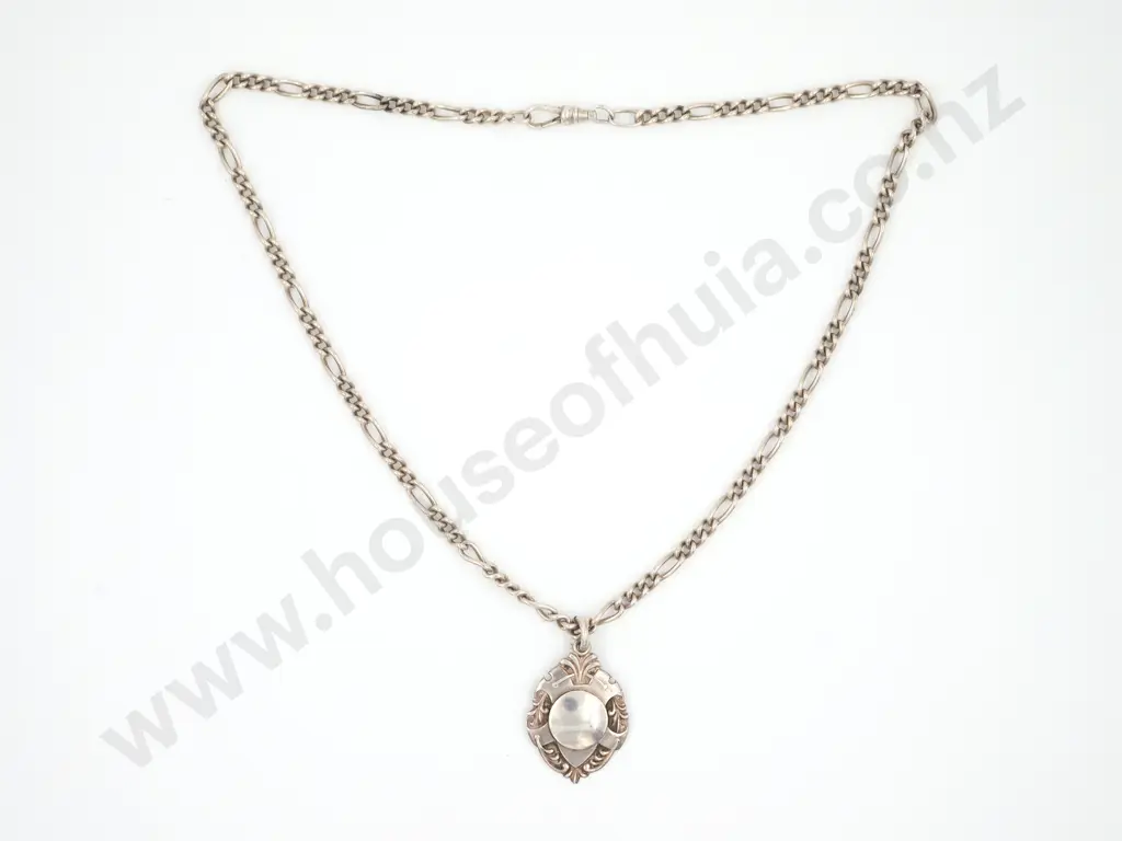 Vintage S/S Medallion & Chain Image 1++