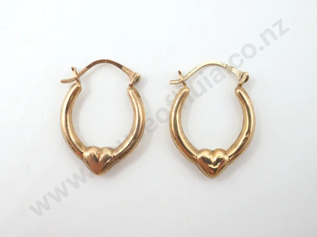 9ct Gold Earrings Image 1++
