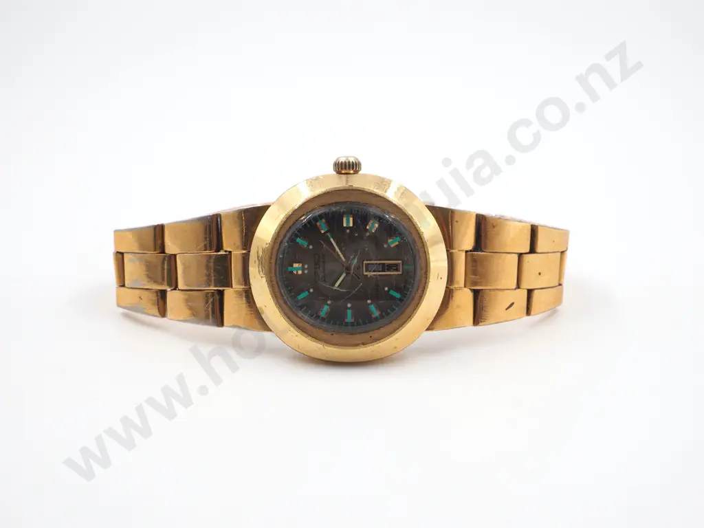 Gold Plated Seiko Watch Image 1++