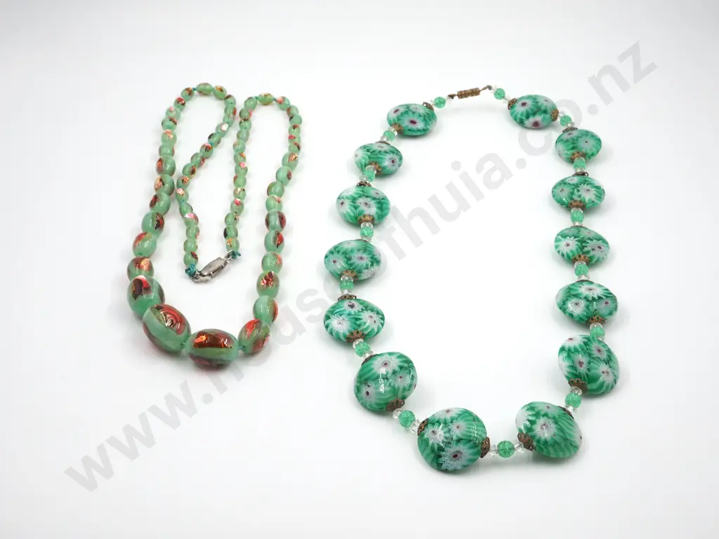 Venetian Glass Bead Necklaces Image 1++