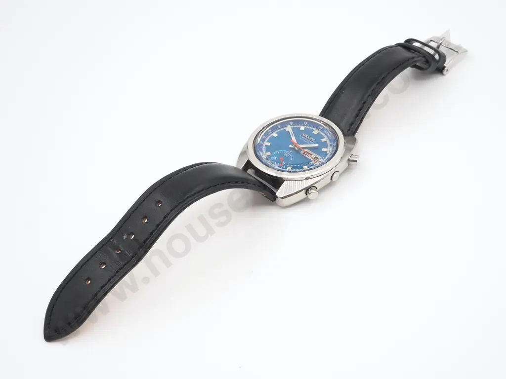 Seiko Blue Bruce Lee Speedtimer Automatic Chronograph Image 1++