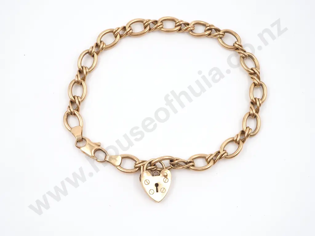 9ct Gold Fancy Link Bracelet Image 1++