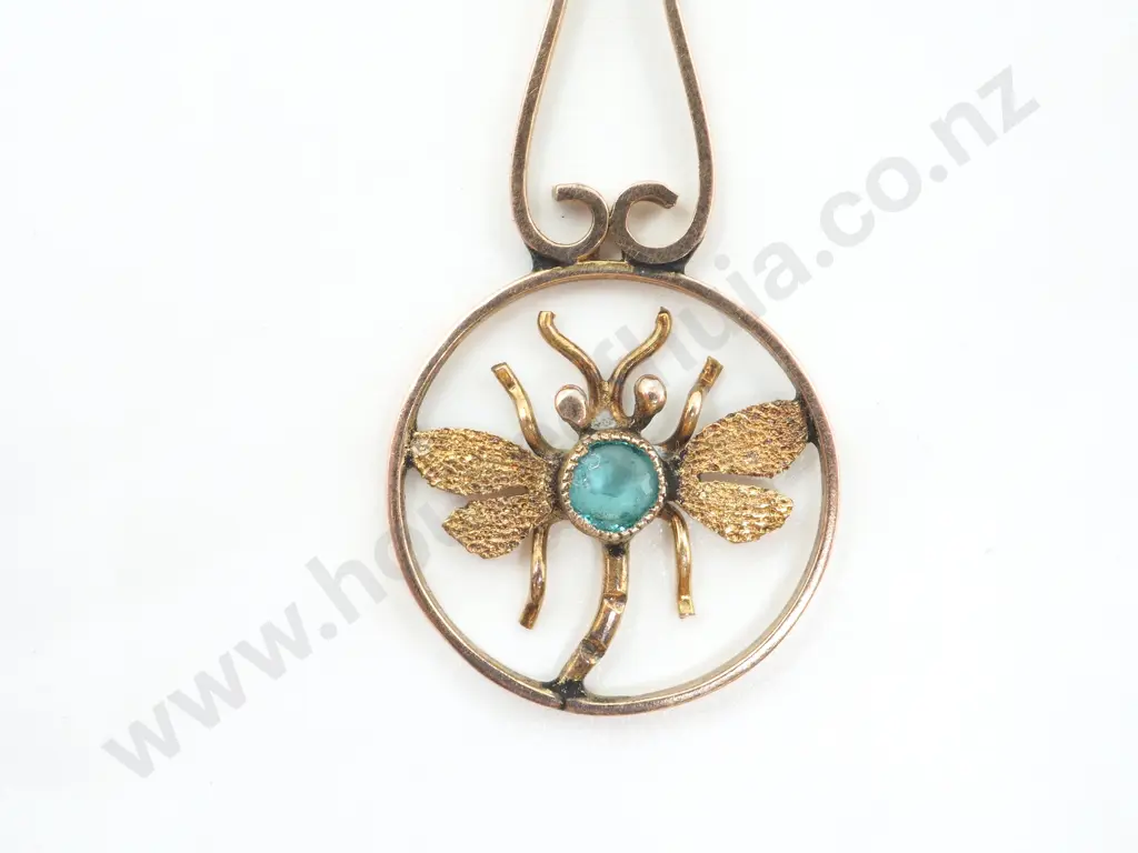 Fancy Insect Pendant in 9ct Gold on 9ct Gold Chain Image 1++