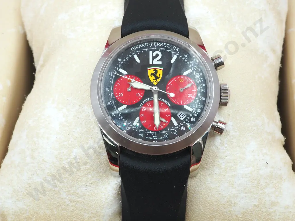 Girard Perregaux Ferrari F1 World Champion 2002 Wrist Watch: With Original Box & Papers Image 1++