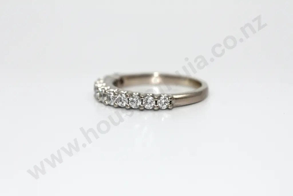Diamond 18ct White Gold Eternity Ring Image 1++