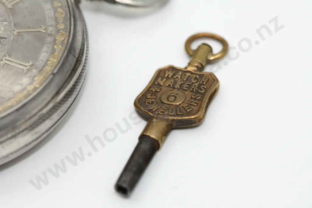 1875 Open Face London Sterling Pocket Watch Image 1++