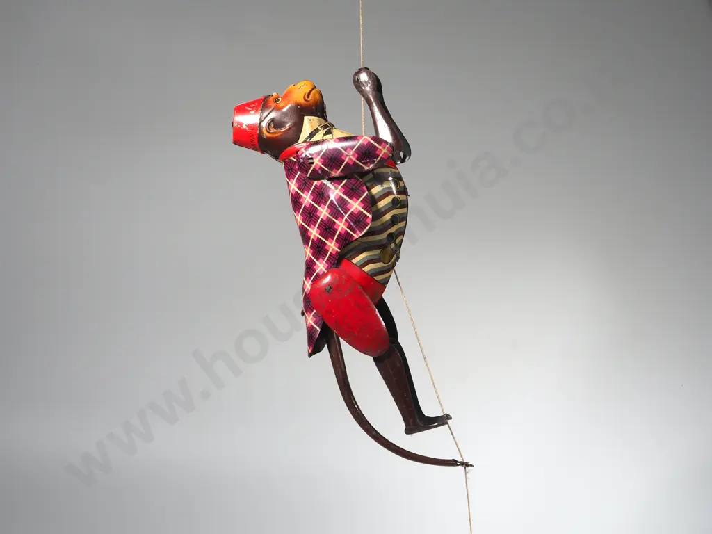 Vintage China Can Co Tin-Plate Monkey Toy A/F Image 1++