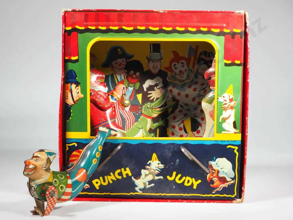 Punch Judy Tin Box Puppet Game in Box Image 1++