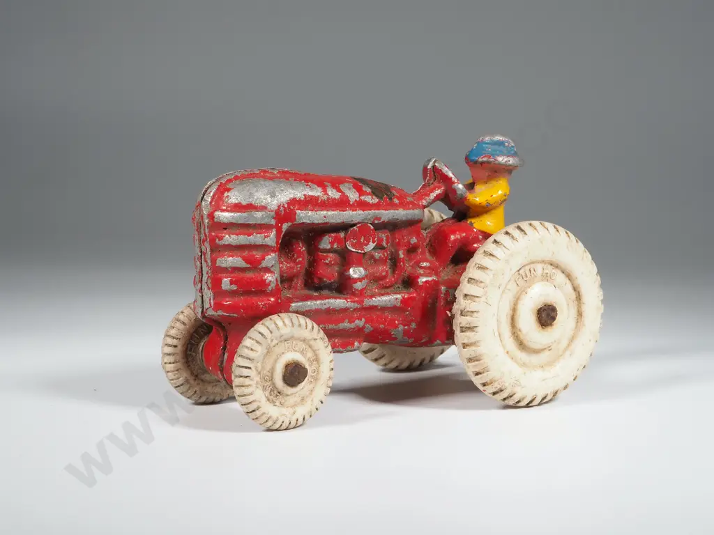 Vintage Fun Ho Number 103b Red Tractor – First Produced 1954 Image 1++