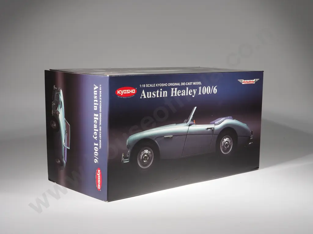 Kysho Model Car 1:18 Austin Healy 100/6 - Boxed Image 1++