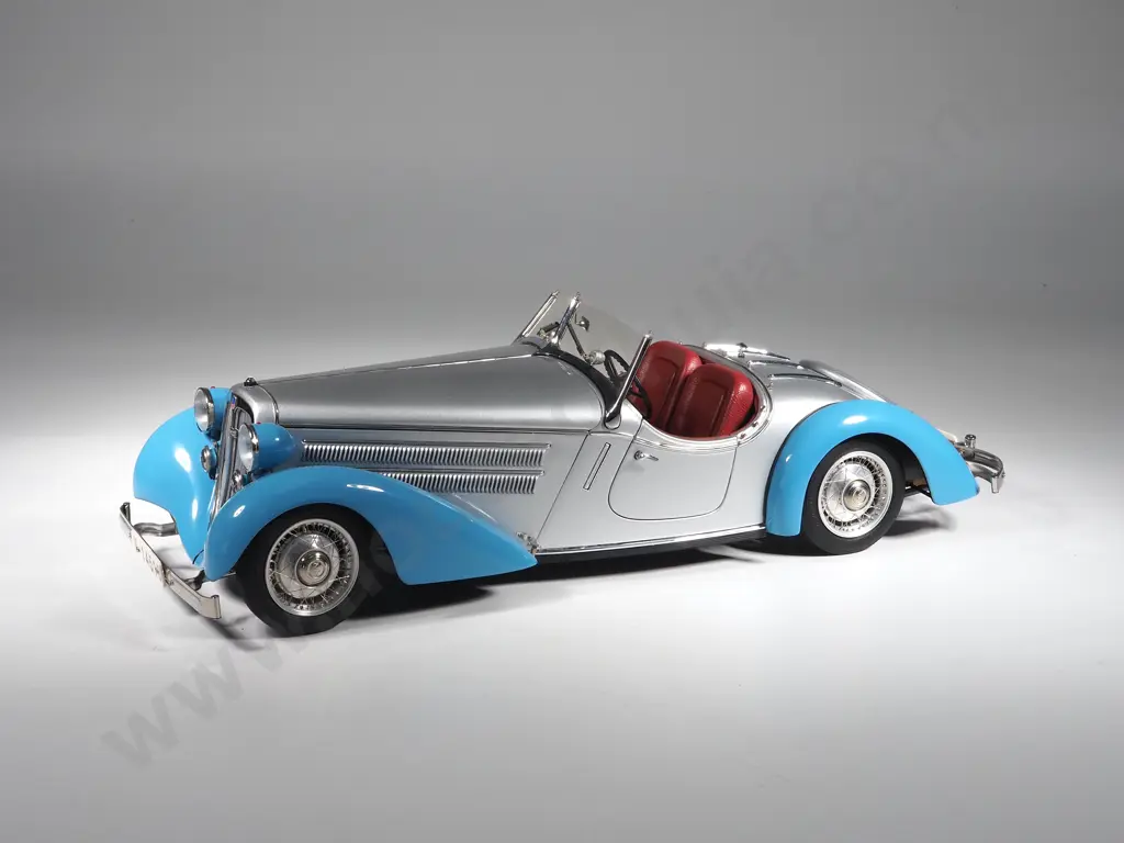 CMC Model Car 1:18 1935 Audi Front 225 Roadster - With Box Image 1++